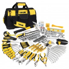 TOPLINE 467-Piece Household Home Tool Sets for Mechanics, Heavy Duty Home Tool Kit for Men with 16-Inch Tool Bag, Tool Sets