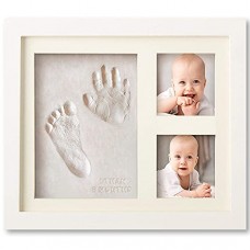 Bubzi Co Baby Handprint and Footprint Makers Kit Keepsake For Newborn Boys & Girls, Baby Girl Gifts & Baby Boy Gifts, New Mom Baby Shower