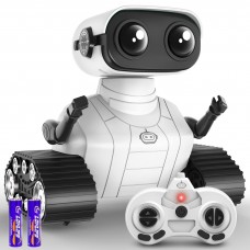 Hamourd Robot Toys for 3 Years Old Boys Girls- Rechargeable Remote Control Robots, Emo Robot with Auto-Demonstration, Flexible H