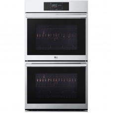 LG STUDIO WDES9428F 9.4 cu. ft. InstaView® Double Wall Oven w/ Air Fry & Steam Sous Vide – Stainless Steel