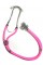 Elite Medical Instruments EMI EMI Professional Deluxe Sprague Rappaport Dual Head Stethoscope - Hot Pink #112