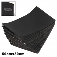 Unique Bargains 18pcs 8mm 315mil 29.06sqft Car Sound Deadener Insulation Mat Cotton Blend