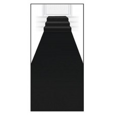 Party Central Pack of 6 Black Carpet Party Aisle Runners Party Decorations 2' x 15'