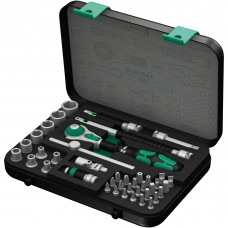 Wera Zyklop 10 pc. Inch Socket Set & 1/4-in. Drive Ratchet