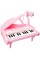 Love&Mini Piano Toy Keyboard for Kids Birthday Gift Age 1+ Pink 24 Keys Toddler Piano Music Toy Instruments with Microphone