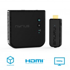 Nyrius NPCS549 ARIES Prime Wireless Video HDMI Transmitter & Receiver for Streaming HD 1080p 3D & Digital Audio to HDTV