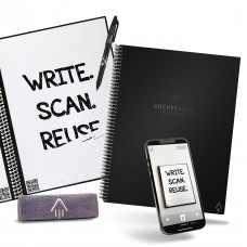 Rocketbook Planner & Notebook, Fusion : Reusable Smart Planner & Notebook Improve Productivity with Digitally connected Noteboo