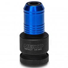 Neiko 30275A Impact Wrench Adapter for Ratchet-Wrench Drivers, 1/2-Inch-Drive Female to 1/4-Inch Hex Converter, Quick-Change …