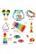 looikoos toddler musical instruments,wooden percussion instruments for baby kids preschool educational musical toys set boys