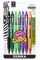 Zebra Pen Z-Grip Retractable Ballpoint Pen, Medium Point, 1.0mm, Assorted Fashion Colors - 7 Pieces