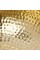 Creative Co-Op Round Hammered Metal Bowl, Gold Finish, 14'