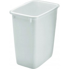 Rubbermaid 2806TPWHT Vanity Waste Basket in White, 36-Quart