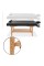 Saloniture Professional Stationary Massage Table with Headrest, Face Cradle and Bolster