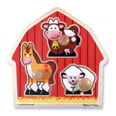 Melissa & Doug Barnyard Animals Jumbo Knob