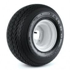 Kenda Hole-N-1 White 8' x 7' 4-Hole Wheel and (18/8.50-8) Tire Combination