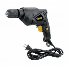 Steelgrip KS601001 3/8' Keyed Chuck Corded Drill - Black