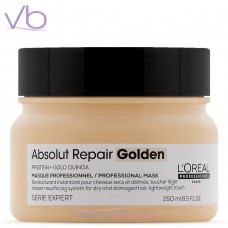 L'Oreal L’Oreal Serie Expert Absolut Repair Protein + Gold Quinoa Golden Masque | Treatment for Dry, Damaged Fine to Medium Hair, 250ml