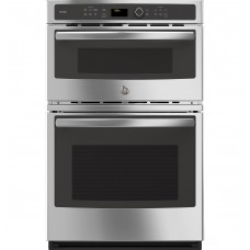 GE Profile Series PK7800SKSS 27' Built-In Convection Wall Oven with Microwave - Stainless Steel