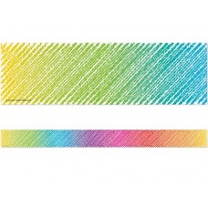 Teacher Created Resources Colorful Scribble Straight Border Trim