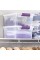 sterilite 17531712 15 quart/14 liter clearview latch box, clear with sweet plum latches, 12-pack