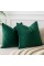 JUSPURBET Christmas Decorative Velvet Throw Pillow Covers for Sofa Couch Bed,Pack of 2 Luxury Soft Cushion Cases,26x26 Inches,Da