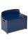 Delta Children MySize Deluxe Toy Box, Greenguard Gold Certified, Deep Blue