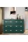 Generic Modern Dresser for Bedroom with Deep Drawers, Wooden 6 Drawer Double Dresser for Living Room,Wide Chest of Drawers with Storage