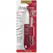 L'Oreal Double Extend Beauty Tubes Mascara and Base Coat, Washable