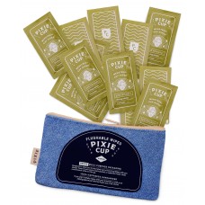 Pixie Cup Pixie Wipes - Flushable On The Go Wipes - Best Individually Wrapped Packet Wipes for On The Go & Public Bathrooms - Travel Bag I