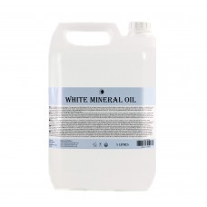 Mystic Moments | White Mineral Oil Carrier Oil - 5 litres - Pure & Natural Oil Perfect for Hair, Face, Nails, Aromatherapy, Mass