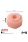 LeLuv Cylinder Seal Vacuum Penis Pump Donut with Vibrating Bullet | Soft Silicone Realistic Vagina Opening