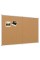 VIZ-PRO Large Cork Bulletin Board/Foldable Noticeboard, 60 X 48 Inches, Silver Aluminium Frame