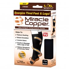 As Seen On TV Knee-High Compression Socks - Black