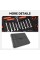 DNA Motoring TOOLS-00021 DNA MOTORING Orange 220 Pcs Portable Automotive Mechanic Repair Toolbox Socket+Hex Key+Screwdriver