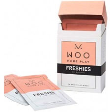 Woo More Play: Freshies - 10ct - All-Natural Towelettes - Refreshing Aroma - Vitamins, Antioxidants, and Antibacterial -