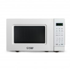 Commercial Chef 700W Countertop Microwave Oven, 0.7 Cu. Ft., White, CHM7MW