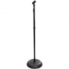 Pyle New Pyle PMKS5 Compact Base Black Microphone Stand DJ Pro Audio