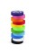 craftzilla colored masking tape - 11 roll multi pack - 825 feet x 1 inch of colorful craft tape - vibrant rainbow colored pai