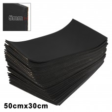 Unique Bargains 27pcs 5mm 197mil 43.59sqft Car Sound Deadener Insulation Mat Cotton Blend