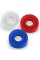 LeLuv Medium Red, White and Blue Silicone Sleeve Vacuum Seal 3 Pack for 1.75 Inch to 2.25 Inch Penis Pump Cylinders