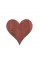 BarnwoodUSA Rustic Farmhouse 24 in. Rustic Red Wood Heart