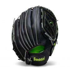 Franklin Sports unisex adult 14' - Basket Web Baseball and Softball Glove I Fieldmaster Midnight Youth, Black, 14 Basket Web US