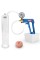 LeLuv Blue Maxi Penis Pump with Gauge + Vagina Donut 12' x 2.25'