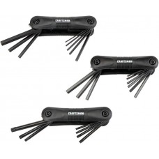 CRAFTSMAN Hex Key Set, 25-Key, 3-Pack, Folding (CMHT26004)