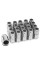 DNA Motoring LN-ZTL-9015-125-SL 16-Piece M12 x 1.25 Aluminum Alloy Wheel Lug Nuts + 4 x Lock Nut + 1 x Lock Nut Key (Silver)