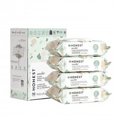 The Honest company clean conscious Wipes 99% Water, compostable, Plant-Based, Baby Wipes Hypoallergenic, EWg Verified geo Moo