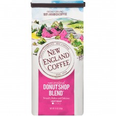 New England Coffee New England Donut Shop Blend Ground Coffee, 11 Oz.