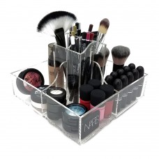 OnDisplay Abby Rotating Acrylic Cosmetic/Makeup Organizer Tray