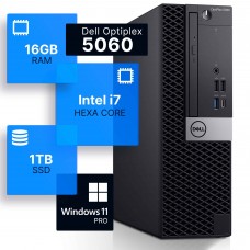 Dell Optiplex 5060 Desktop Computer | Intel i7-8700 (3.4) | 16GB DDR4 RAM | 1TB SSD | Win 11 Pro | Home or Office PC