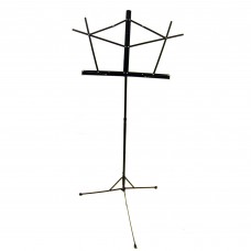 On Stage Folding Music Stand, Black